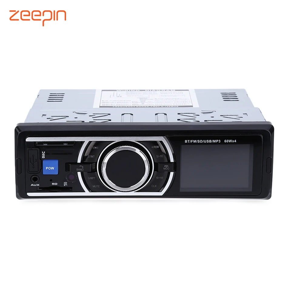 

1Din Car Radio MP3 Stereo Player Remote Control AUX-IN Audio Player Bluetooth USB SD Port Handsfree Calls Autoradio