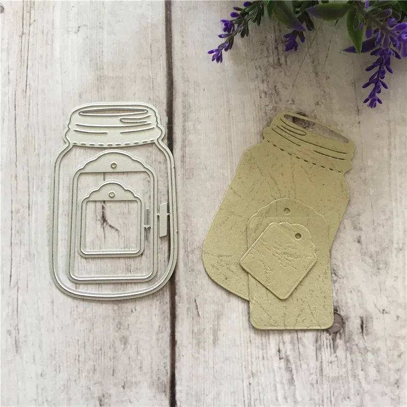 

DIY Wishing Bottle Cutting Dies Scrapbooking Card Album Album Embossing Dies Cut Metal Craft Template DIY Metal steel