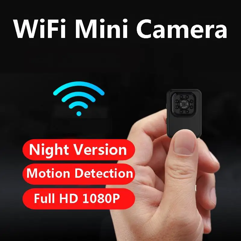 Высокое качество ночь версия WiFi Mini Камера 12MP Видеорегистраторы для автомобилей обнаружения движения R3 HD 1080 P видео Регистраторы ТВ-out Велосипедный Спорт видеокамера