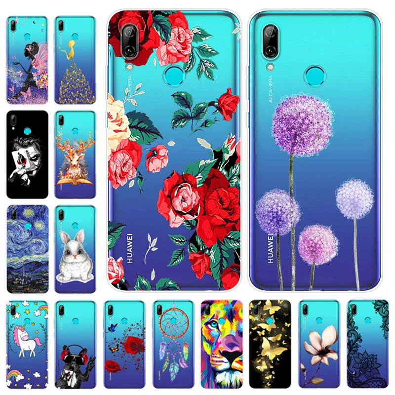 Мультяшный чехол для Huawei P Smart 2019 Мягкая силиконовая задняя крышка телефона Smart2019 |