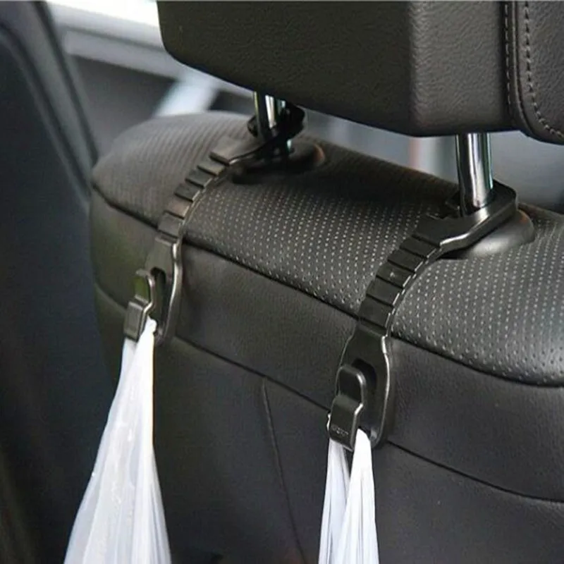 

4pcs/lot black color car hook for car's seat pothook ABS For Citroen DS3 DS4 DS5 DS6 C4 C5 AIRCROSS