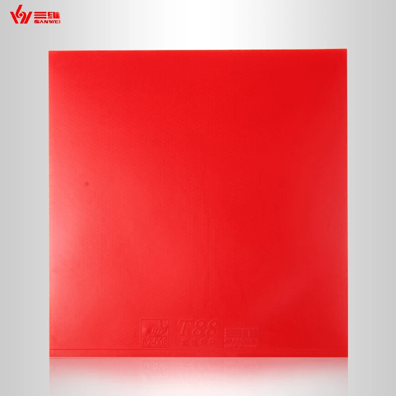 2 قطعة سانوي تنس طاولة المطاط T88 جدا تدور 40 + نصف مثبت سرعة التدريب مع الإسفنج البثور في بينغ بونغ تنيس دي ميسا