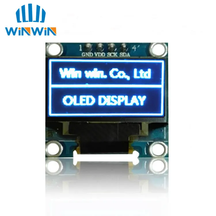 Новинка последовательный модуль OLED 0 96 дюйма IIC белый/синий/желтый 128X64 I2C SSD1306 12864