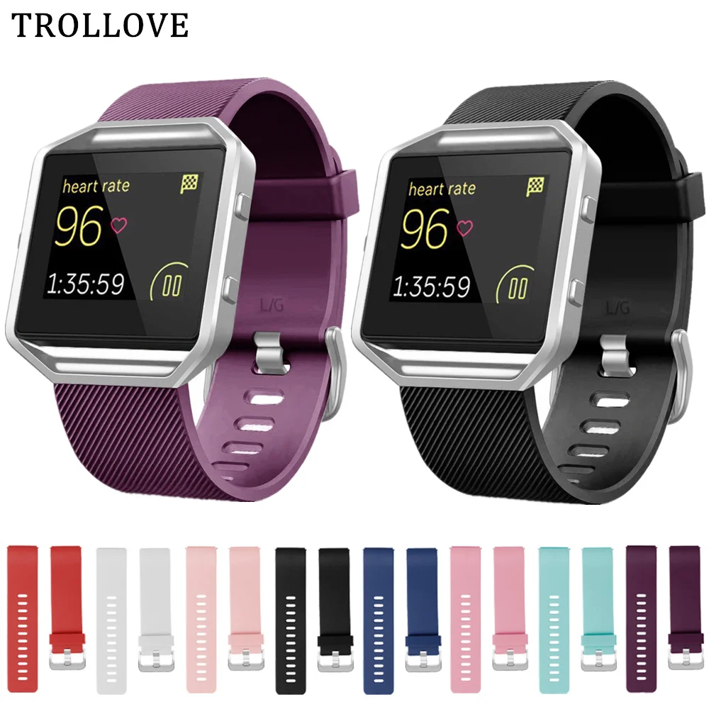 

Silicone Watch Strap for Fitbit blaze Band Smart Watch Replacement Rubber Watchbands for fitbit blaze Watch Band Wrist Bracelet