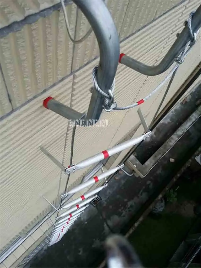 5 м Высокое качество пожарно-спасательное оборудование алюминиевый сплав трос спасательный лестница спасательный трос лестница для безопасности самопомощи