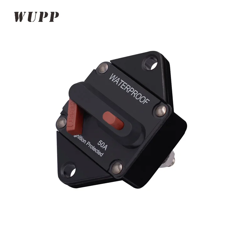 WUPP 50AMP Circuit Breaker Inverter DC 12V 24V Waterproof Circuit