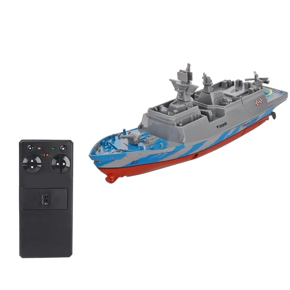 Kids Children Remote Control Boat Toys 4 Channels 2.4GHZ Mini Electric RC Boat Children Water Toys Exquisite Model Speedboat Toy - Color: A4