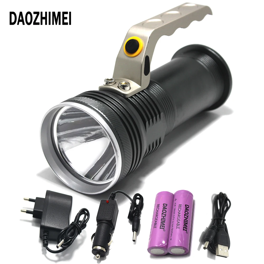 

3800LM Rechargeable LED Flashlight XML-O5 Torch outdoors Camping Fishing Hunting handed lamp Portable tent light