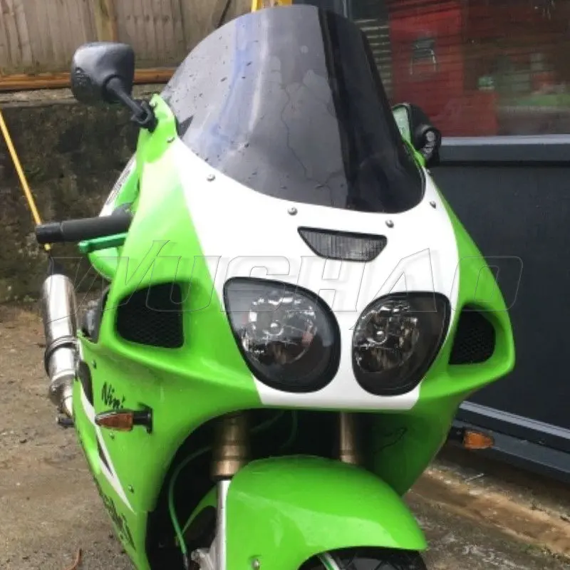 Black ABS Windshield Wind Screen For Kawasaki Ninja ZX-9R (1998