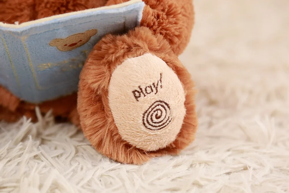 1 шт. 30 см Peek a boo Story time cubs Bear милые мягкие наполнения электрические игрушки плюшевые мишки образовательная Интерактивная Детская подарок на