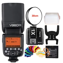 Godox V860II-S V860IIS TTL Speedlite Flash GN60 HSS 1/8000s Li-ion Battery+X1T-S Transmitter For Sony A7R A7S A6500 A6300 A6100