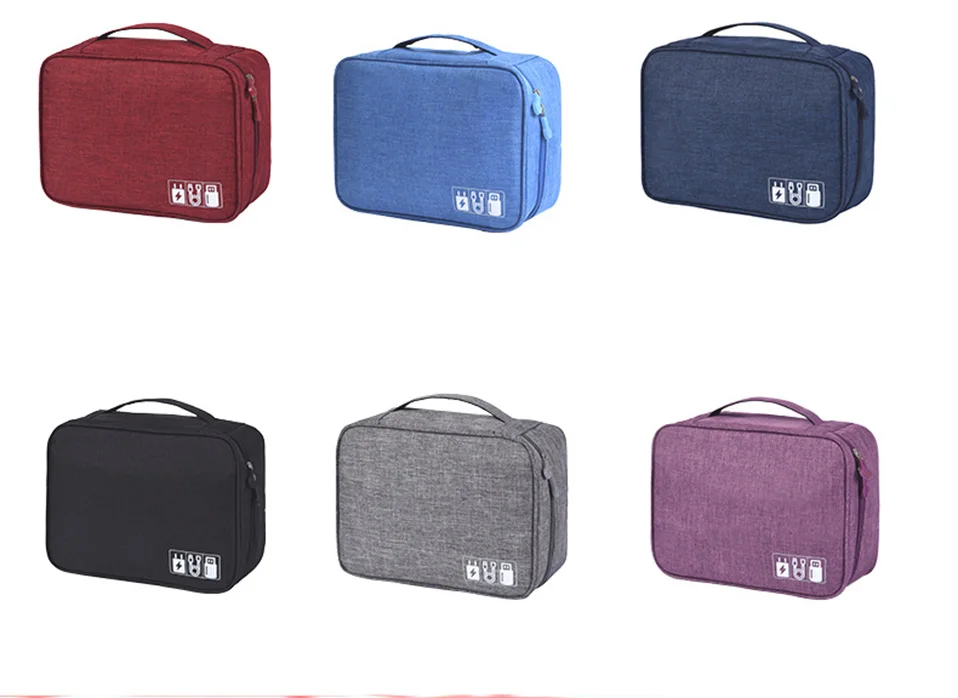 Travel Organizador Portable Digital Accessories Gadget Devices Organizer USB Cable Charger Tote Case Storage Bag Hot Sale        (3)