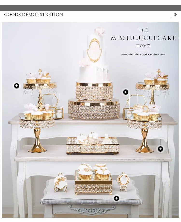 Многослойная золотая зеркальная подставка для торта, европейская десертная подставка для конфет, декор для стола, вечерние Свадебная табличка, десертный поднос