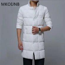 MKOIJNB brand new style men winter thicken single-breasted cotton-padded jacket men parkas hombre men’s handsome quality coats