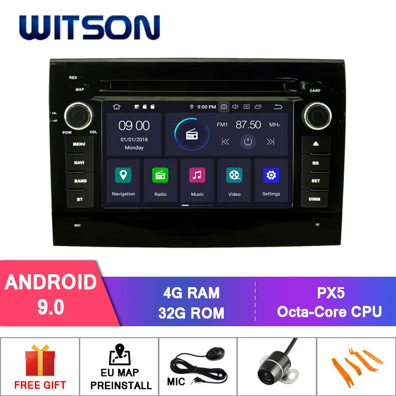 

WITSON Android 9.0 Octa core(eight core) PX5 CAR DVD player For FIAT DUCATO 2006-2011 IPS GPS RADIO