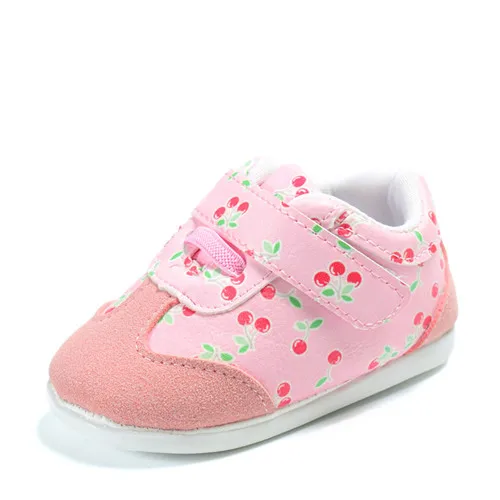 AOGT/детские мокасины из натуральной кожи; обувь для маленьких девочек 0-2 лет; нескользящая Мягкая детская обувь для новорожденных - Цвет: Розовый