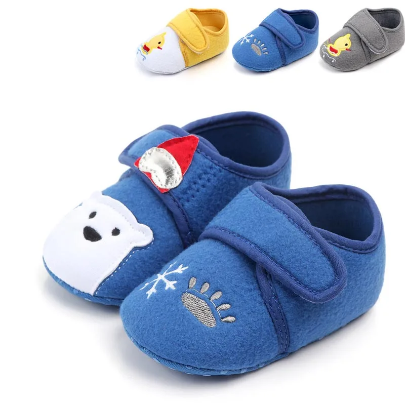 

Kidadndy Spring Autumn New Baby Shoes 0-1 Years Old Suede Non-skid Cartoon Embroideried Baby Toddler Shoes Infant Newborn TS11