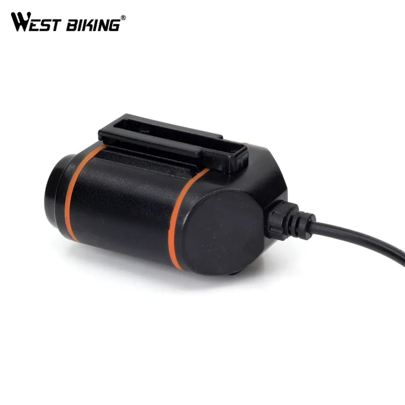  WEST BIKING Waterproof Bicycle Light CREE 2 LED Bike Headlight Lamp Flashlight With Rechargable Bat - 32801359874