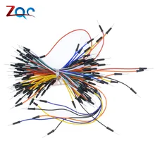 65pcs Breadboard Jumper Cables For Arduino Jump Code Wire Kit Set Breadboard Wires Connector Wholesales