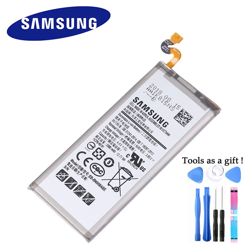 samsung Note 8 Аккумулятор для samsung N950 N950F N950U N950N EB-BN950ABE 3300 мАч samsung Note 8 N950 аккумулятор