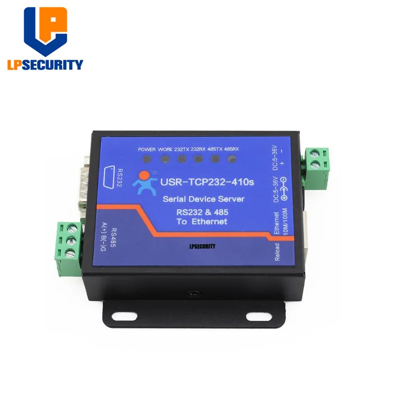 USR TCP232 410s двойной последовательный RS485 RS232 для Ethernet сервера TCP/IP сети|tcp ip|rs232 rs485 to
