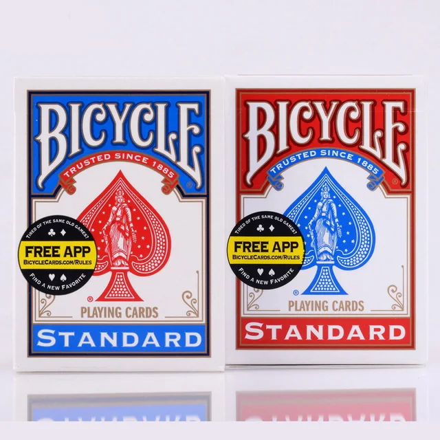 Best Price 1 PCS Blue/Red Bicycle Playing Cards Rider Back Standard Decks Cards Best Price 1 PCS Blue/Red Bicycle Playing Cards Rider Back Standard Decks Cards