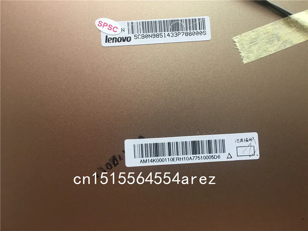 И lenovo Ideapad 520-15 520-15IKB верхняя крышка ЖК задняя крышка чехол Золотой 5CB0N98514 AM14K000110