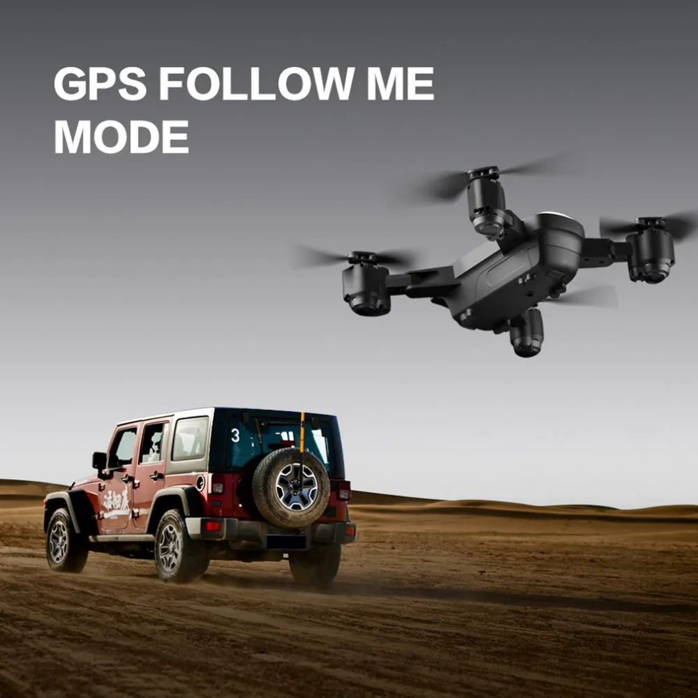  C-FLY Dream 5G Altitude Hold Drone GPS Optical Flow Positioning Follow Me RC Quadcopter with 720P H