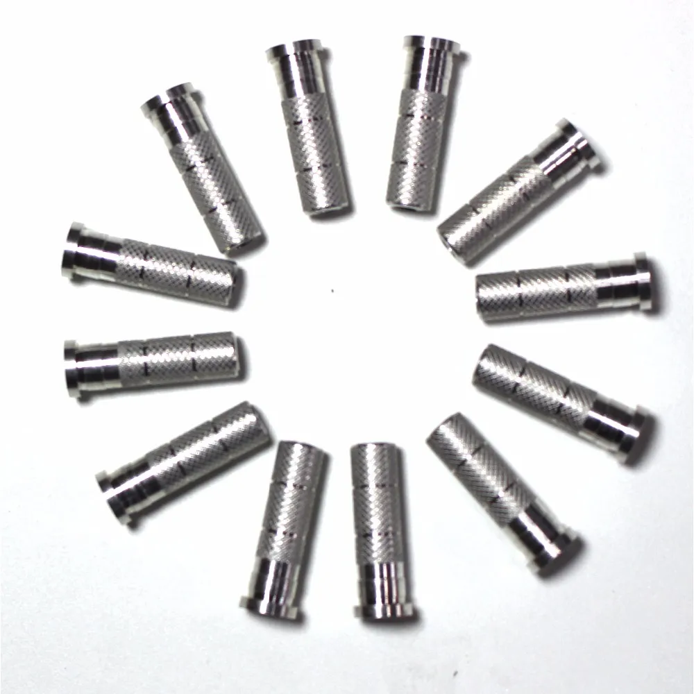 

12pc/lot Top Quality Aluminium Insert Fit OD 8.8 mm ID 7.2 mm/ OD7.6 mm ID 6.2 mm Carbon Arrows Shaft For Hunting