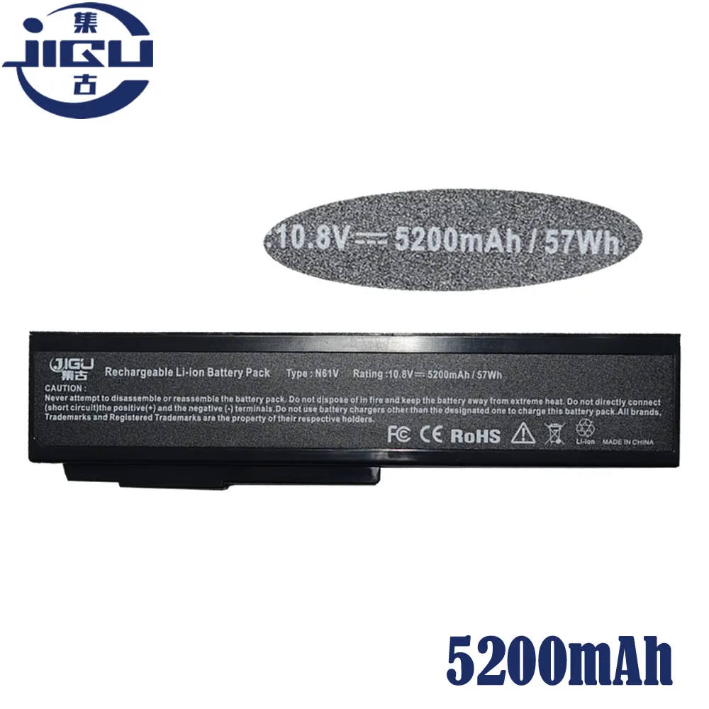 JIGU Аккумулятор для ноутбука ASUS N61J N61Ja N61jq N61jv N61 N61D N53T N53J N53S M50 A32-N61 A32-M50 A33-M50