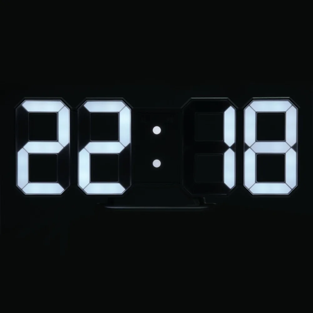 8 в форме светодиодный Дисплей Настольные Цифровые настольные часы с термометром и гигрометром декоративные часы календарь Метеостанция Прогноз погоды часы
