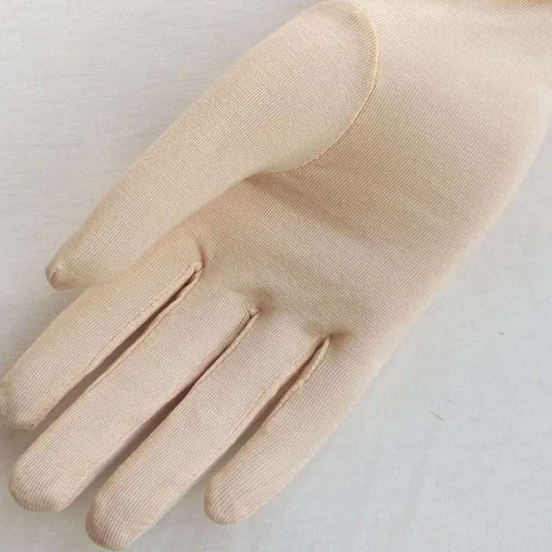Женские летние длинные хлопковые модальные солнцезащитные перчатки, хлопковые перчатки на половину пальцев, защита от солнца, защита рук, анти-УФ перчатки для вождения