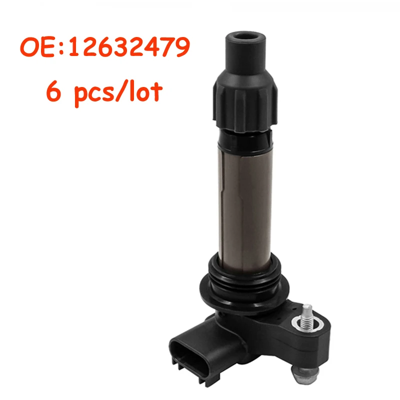 6 PCS 12632479 For Buick Cadillac Chevrolet GMC 12590990 12618542 12610626 3340078J00 3340078J01 Car Ignition Coil | Автомобили и