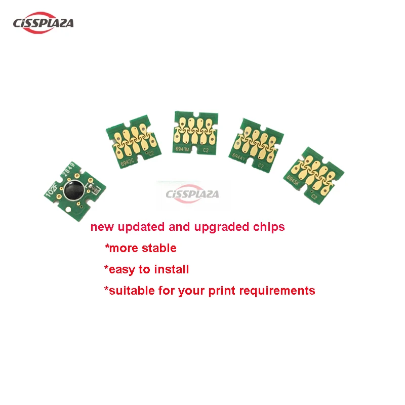 Cissplaza 2 комплекта T6941 чернильный картридж один раз чип совместимый для epson T3000 T3070
