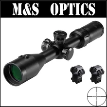 Outdoot hunting Optics scope MARCOOL Existent 3-9×42 airsoft air guns rifescope Integrated Red Laser MAR-007
