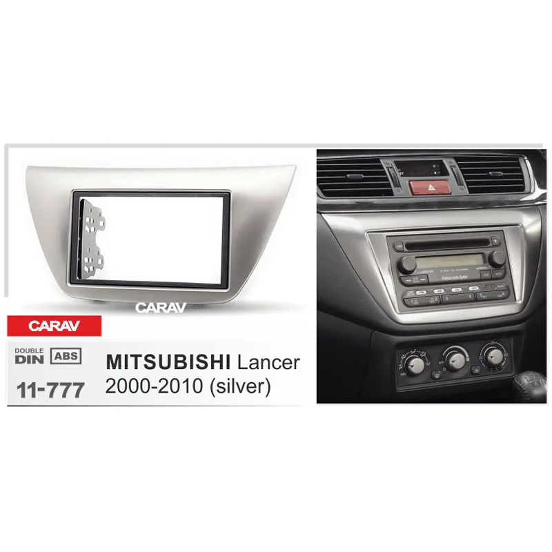 

CARAV 11-777 Top Quality Radio Fascia for MITSUBISHI Lancer IX 2000-2010 Stereo Fascia Dash CD Trim Installation Kit
