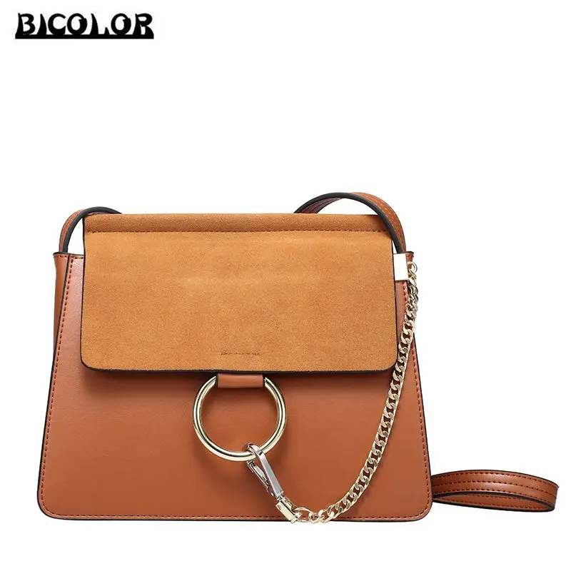 Bicolor Hot Por Fashion Brand Design Women Genuine Bicolor Hot Por Fashion Brand