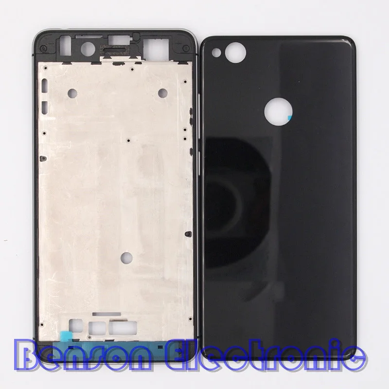 

BaanSam New LCD Holder Front Frame Battery Back Cover For ZTE nubia Z11 Mini NX529J Housing Case With Power Volume Buttons