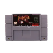Nintendo sfc/snes игры картридж консоли карты final fantasy iii сша английская версия
