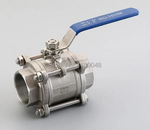 3pc 2 way ball valve stainless steel SS304 1.jpg