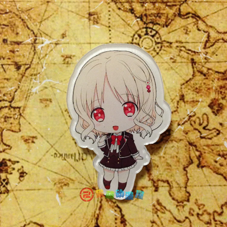 15pcs set diabolik lovers komori yui sakamaki ayato kanato laito shu 15pcs set diabolik lovers komori yui sakamaki ayato kanato laito shu reiji acrylic vampire story anime fans badge brooch badge in brooches from jewelry