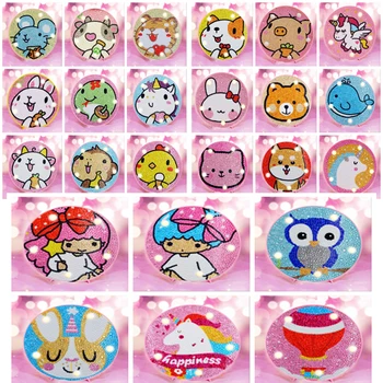 

DIY Cute Animal Diamond Painting LED Lamp Full Drill Night Light for Kids Bedoom Decoration Embroidery Light Craft Gift BG81