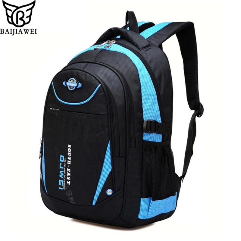 buy BAIJIAWEI 2019 New Children School Bags For Girls Boys Children Backpack In Primary School Backpacks Mochila Infantil Zip