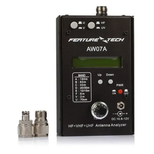 160m impedance uhf vhf hf antenna analyzer swr ham radio meter diy kit