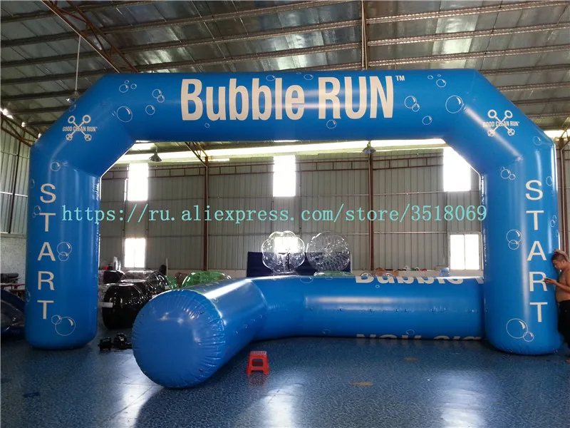 Sell PVC inflatable airtight blue arch, outdoor advertising campaign inflatable arch tent, customizable intex inflatable water slide kool splash blue