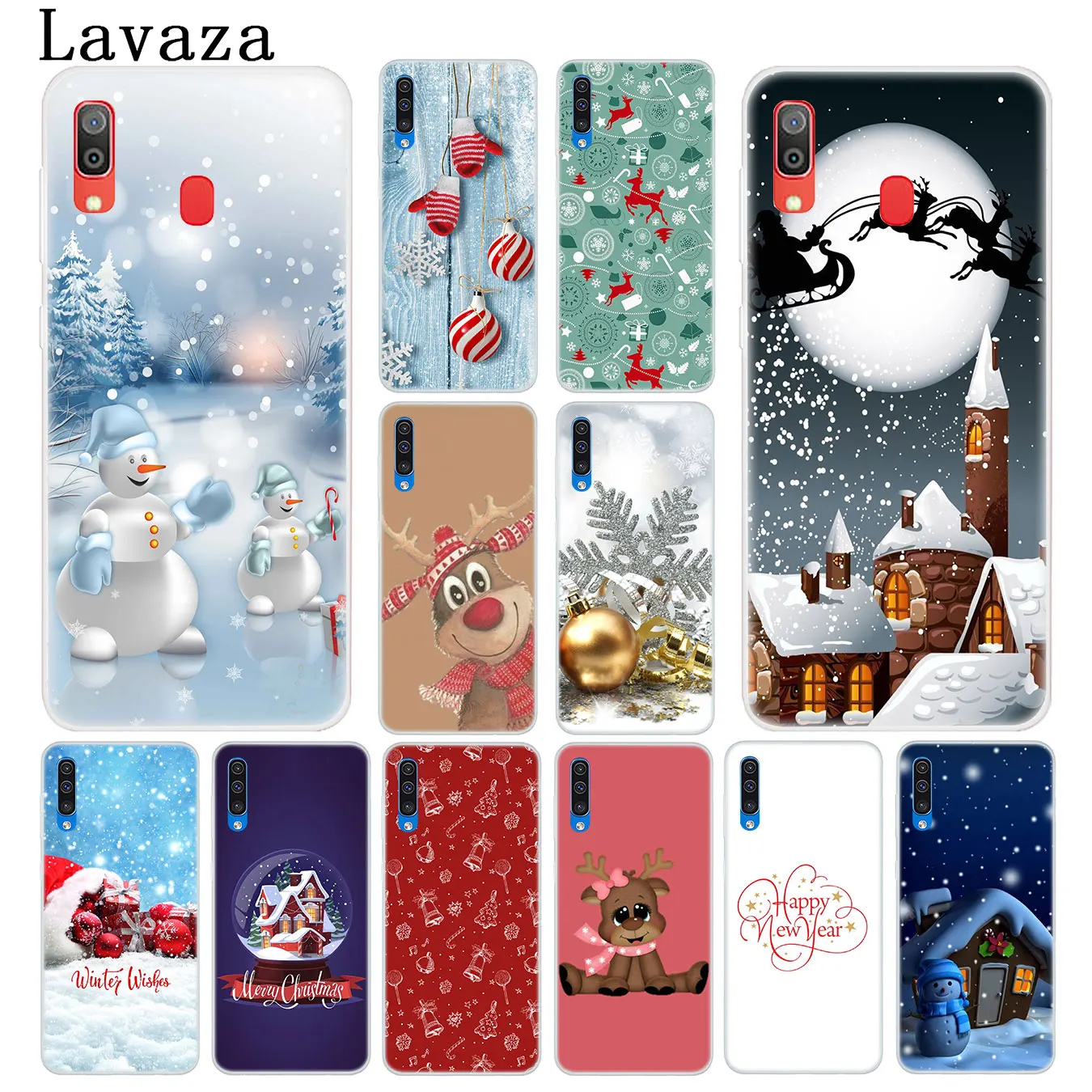 Чехол для телефона с рождественским рисунком Lavaza happy New Year Merry Samsung Galaxy A20E M40 M30 M20 M10