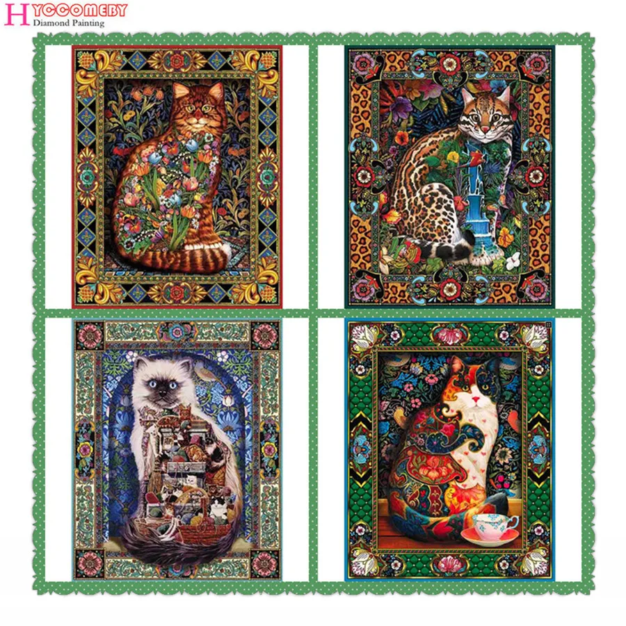Diamond stitch cross unfinish scenic embroidery 5d decorative crystal sets square diy painting