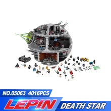 2017 New Lepin 05063 4016pcs Force Waken UCS Death Star Educational Building Blocks Bricks Toys Compatible