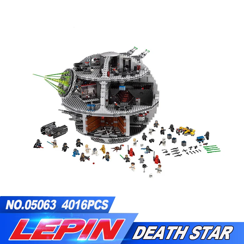 

05063 4016pcs Force Waken UCS Death Star Educational Building Blocks Bricks star dwars toys for children Compatible