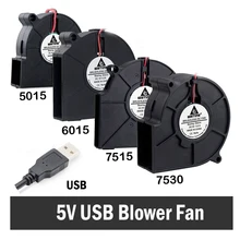 2Pcs Gdstime 5V USB Blower Fan 50mm 60mm 75mm 75x30mm DC Brushless Motor Centrifugal Fan 50x15mm 75x15mm 60x15mm USB Blower 2Pcs Gdstime 5V USB Blower Fan 50mm 60mm 75mm 75x30mm DC Brushless Motor Centrifugal Fan 50x15mm 75x15mm 60x15mm USB Blower